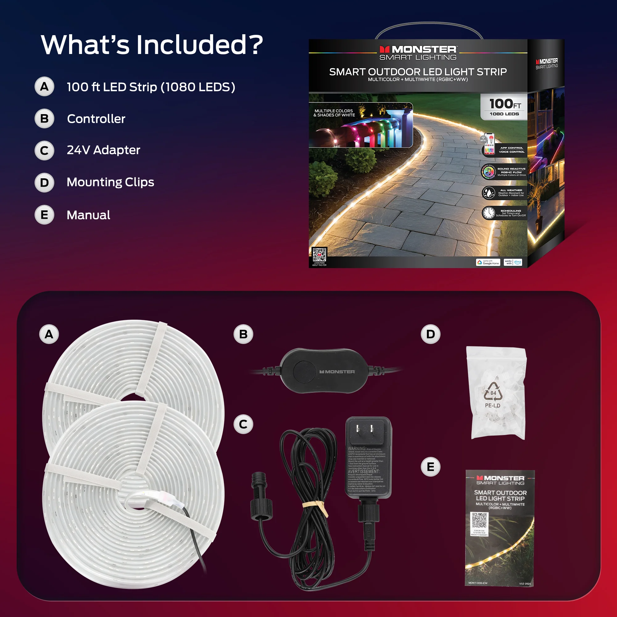 100Ft Outdoor Light Strip - Image 8