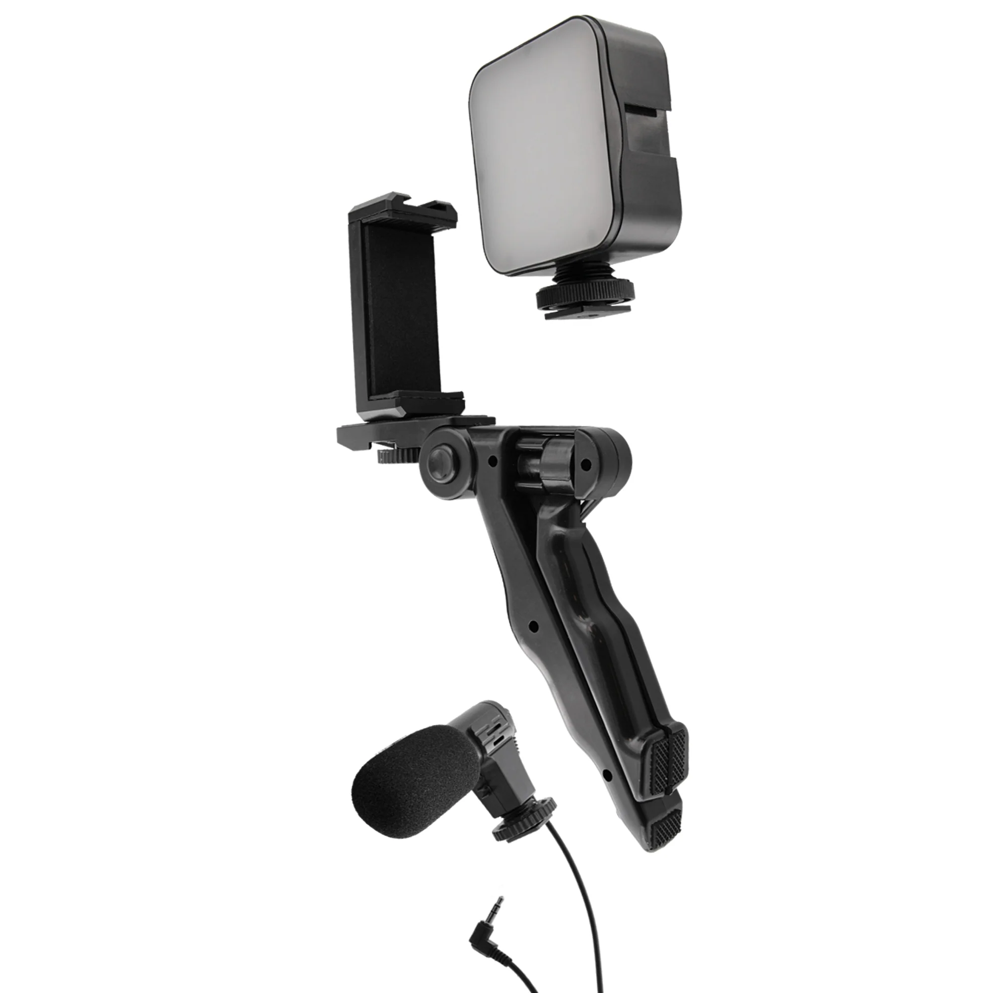 Smartphone LED Video Recording Mount, for Vlogging/Live Streams/Social Media - Image 5