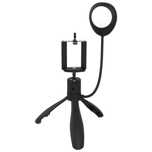 2-in-1 Dimmable Selfie Light Mount, Handheld or Fixed Tripod, 3 White Settings - Image 3