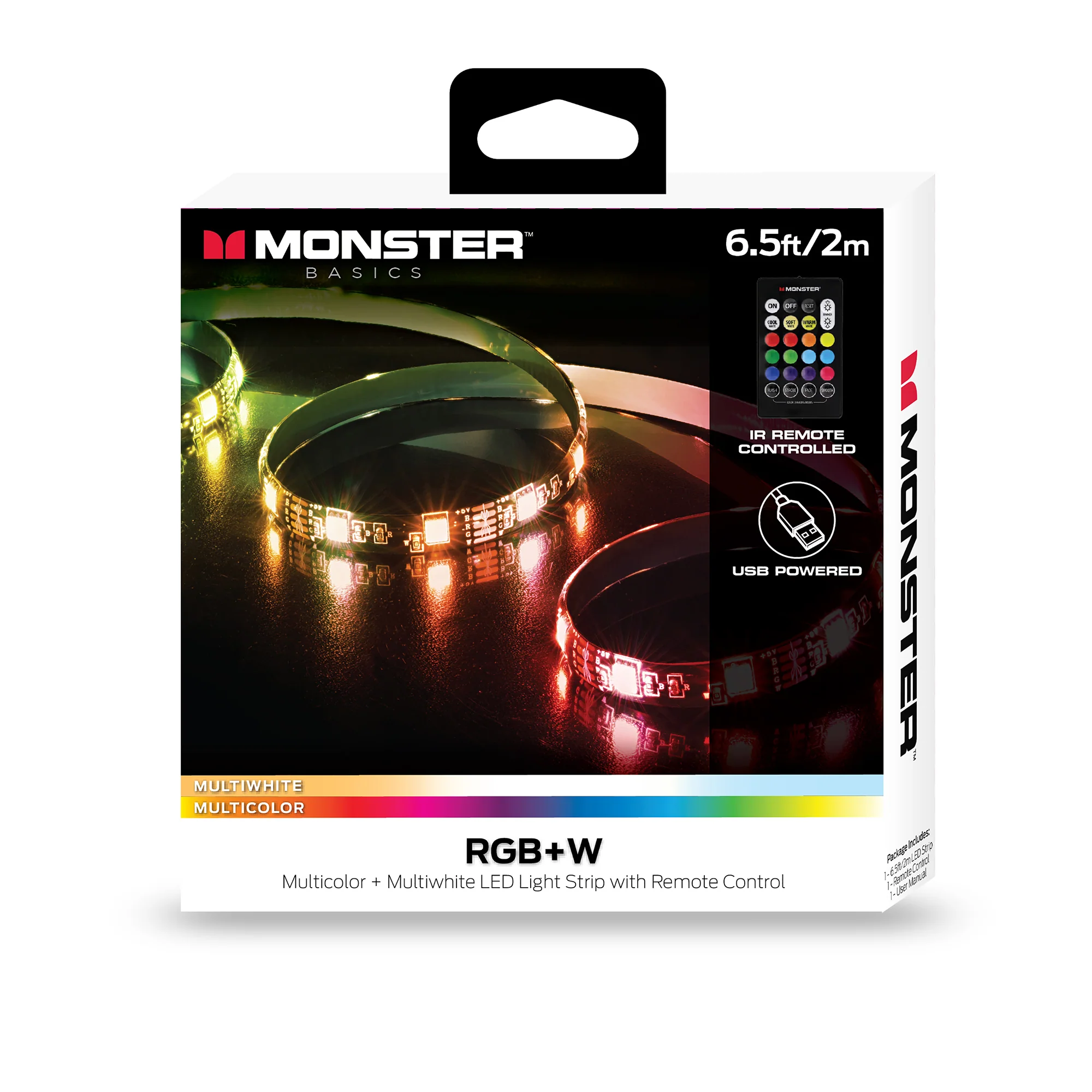 6.5 ft Multi-Color LED Light Strip, Multi-White - Image 2
