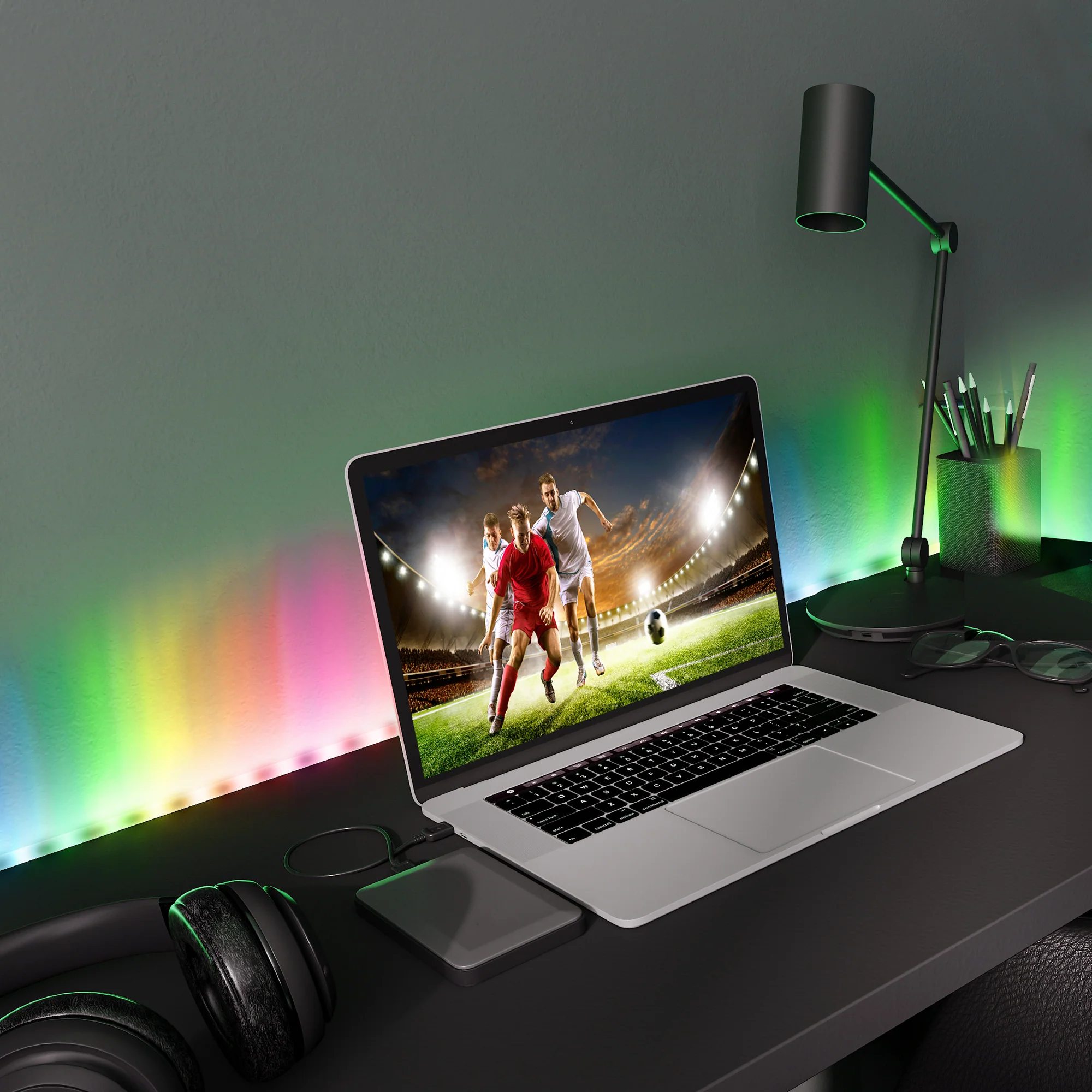 Smart Sound Reactive Color Flow Indoor LED Light Strip, Razer Chroma - Image 4