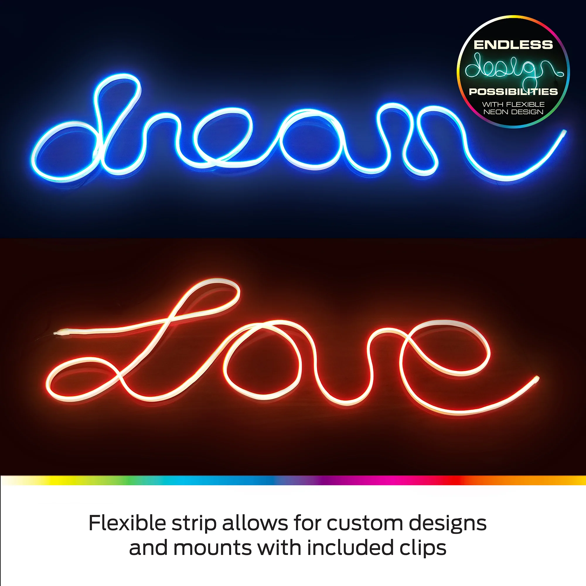 6.5ft Sound Reactive Neon Light Strip - Image 4