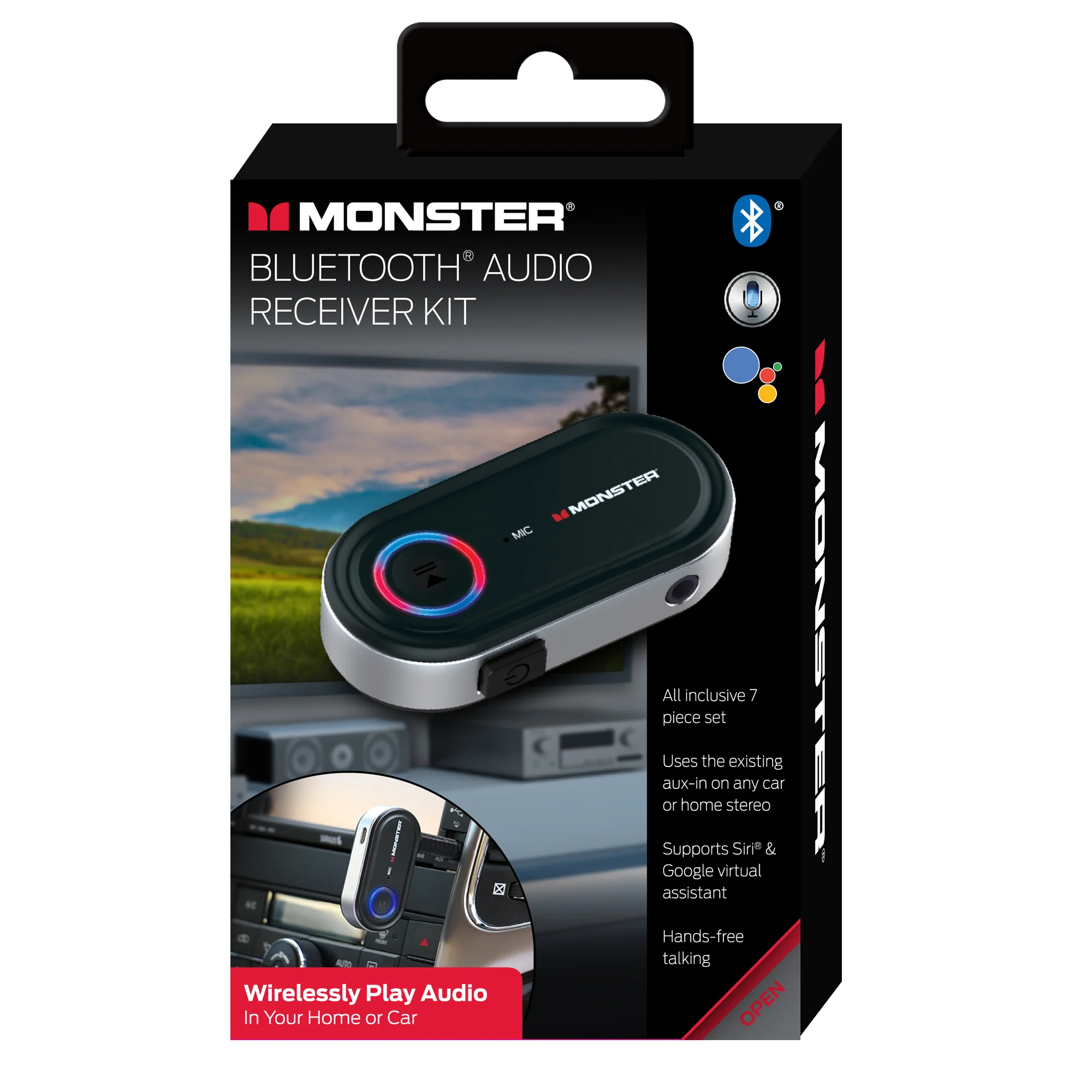 7-Piece Bluetooth Audio Receiver Kit, Great For Car/Home Use - Image 5