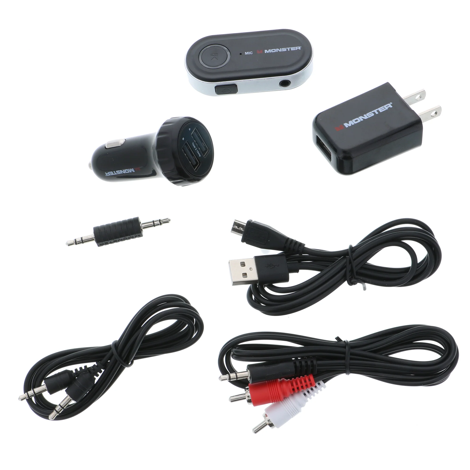 7-Piece Bluetooth Audio Receiver Kit, Great For Car/Home Use - Image 6