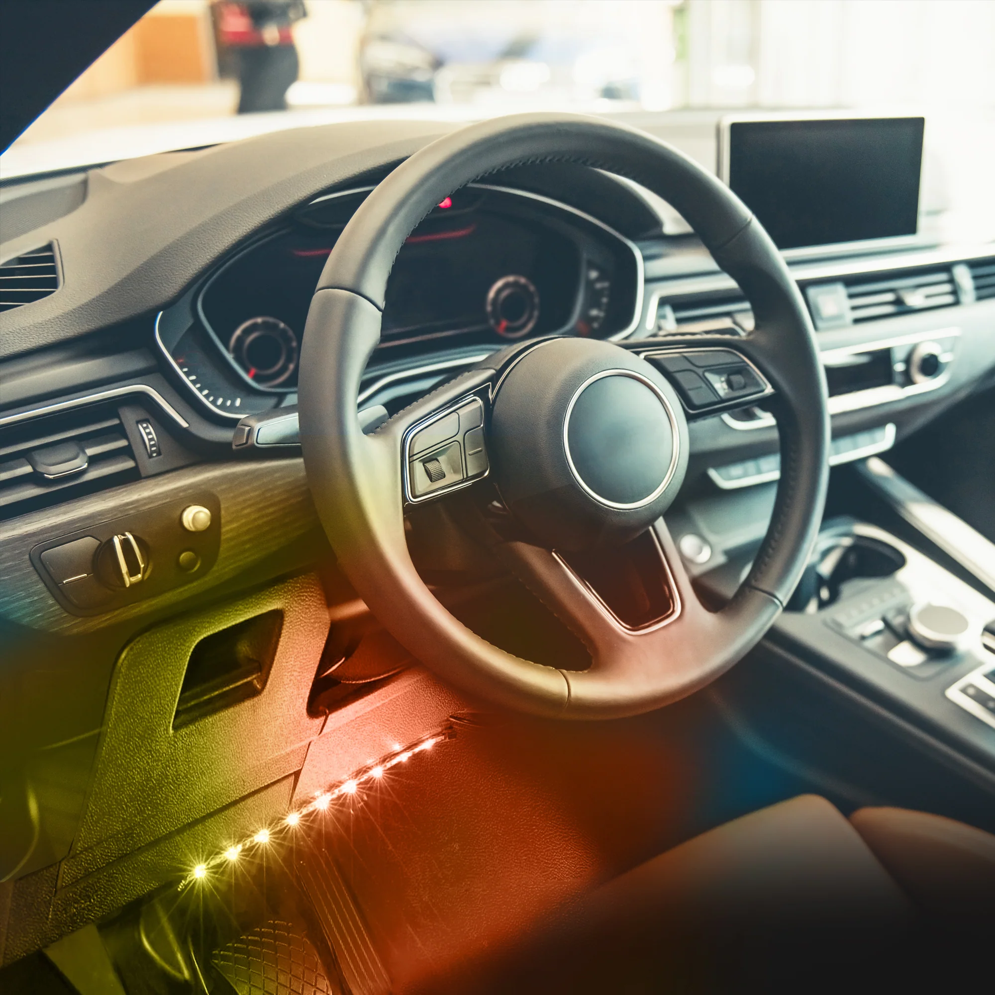 2-Pack Bluetooth Car Interior LED Accent Lights - Image 5