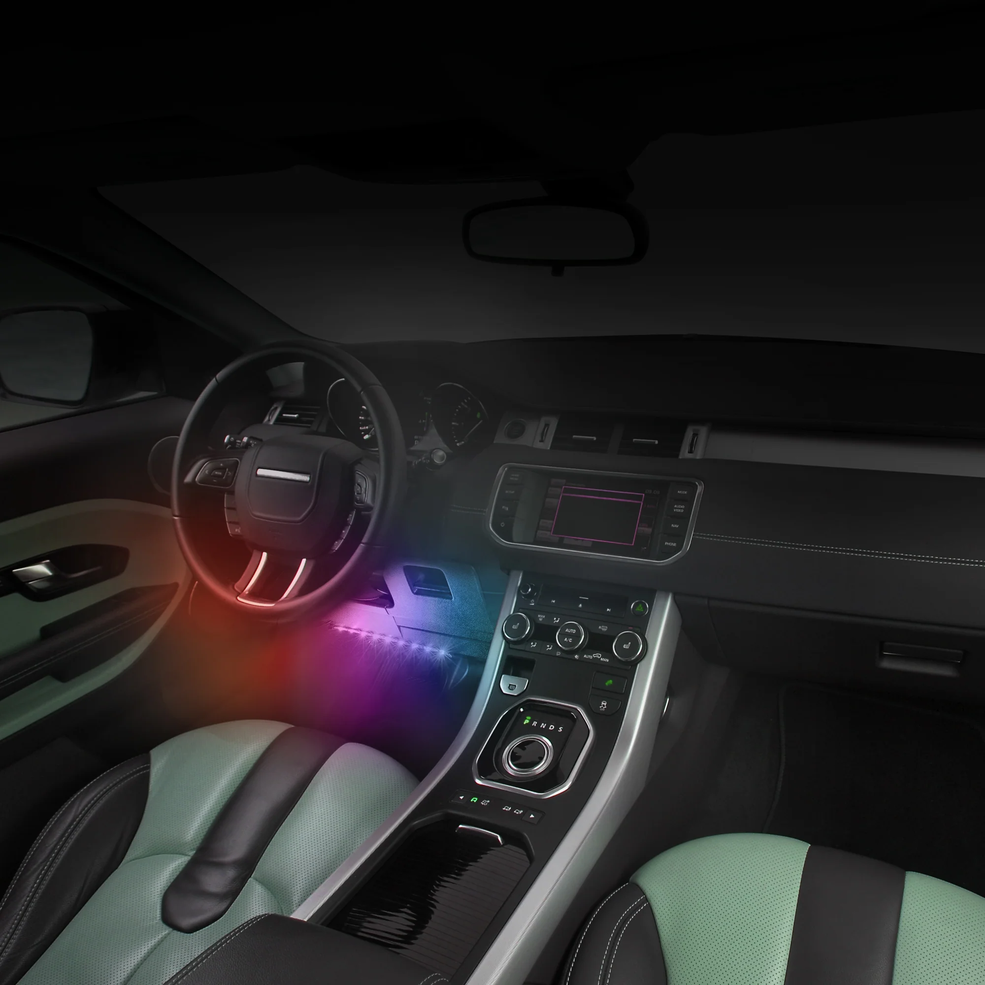 2-Pack Bluetooth Car Interior LED Accent Lights - Image 6