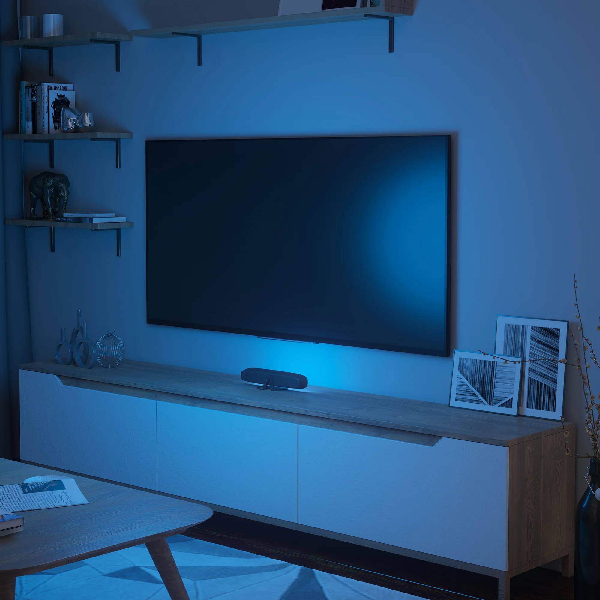 Bluetooth Multi-Color Multi-White LED Light Bar with Multi-Position Base, Mobile App and IR Remote Control - Image 6