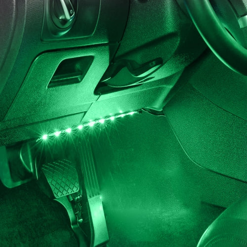 4-Pack Bluetooth Multicolor Car Interior LED Accent Lights - Image 3