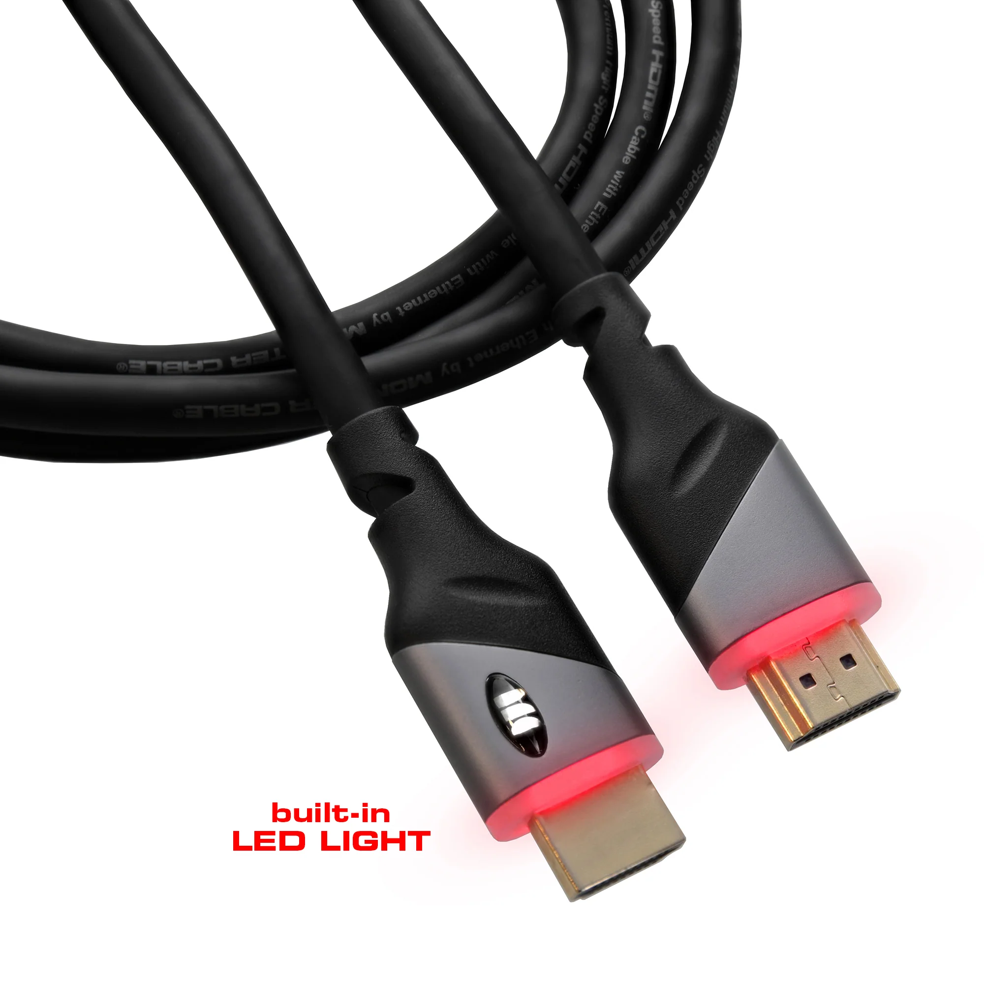 Built-in LED Light 4K HDR 6ft High Speed HDMI Cable - Image 4