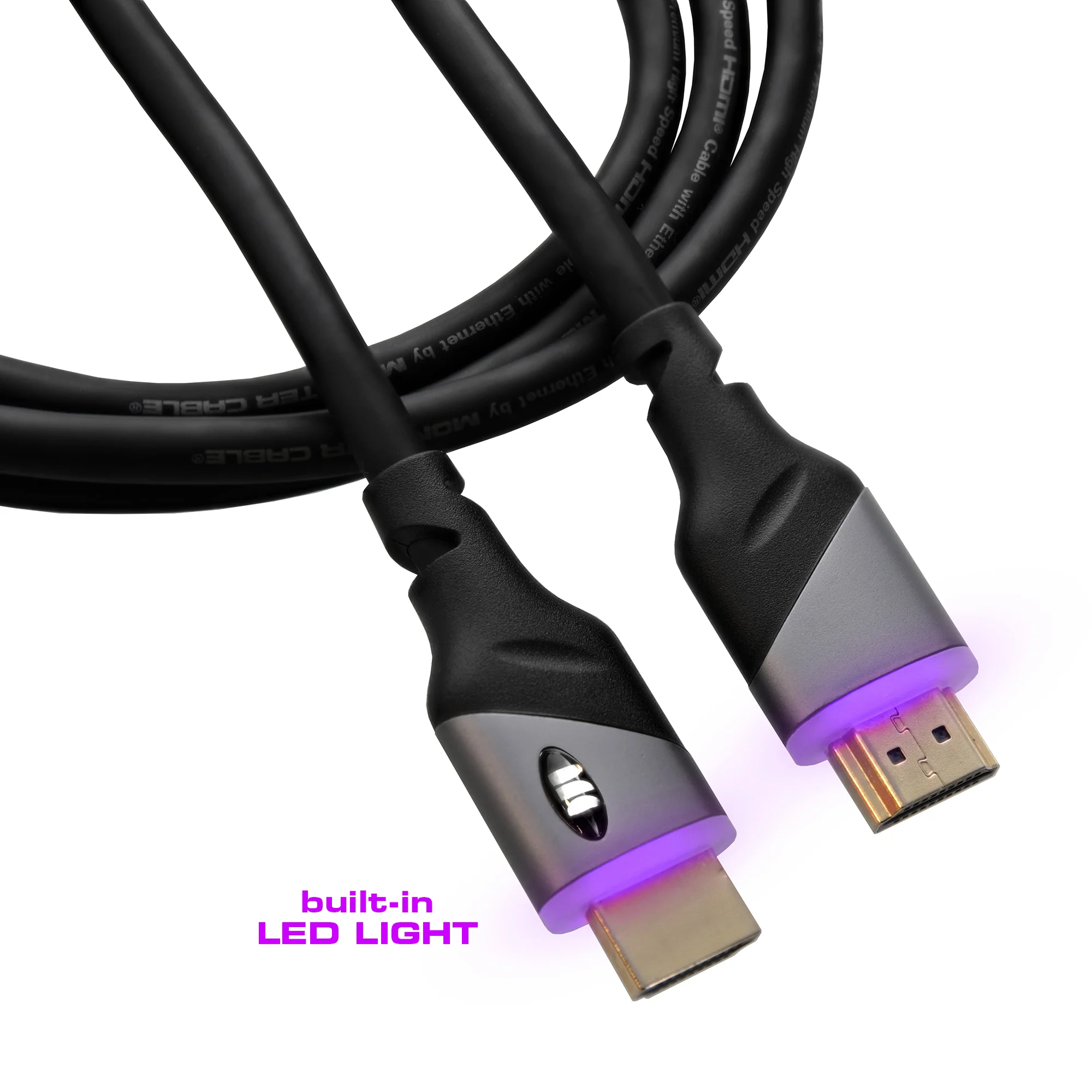 Built-in LED Light 4K HDR 6ft High Speed HDMI Cable - Image 8