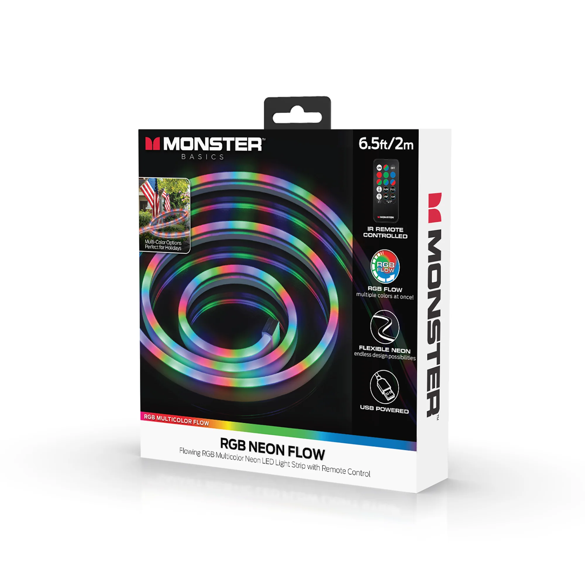 6.5ft Color-Flow Neon Indoor Multi-Color LED Light Strip