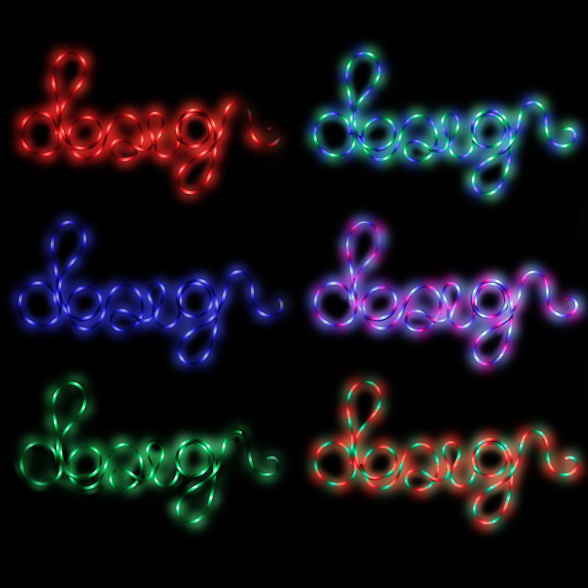 6.5ft Color-Flow Neon Indoor Multi-Color LED Light Strip - Image 4
