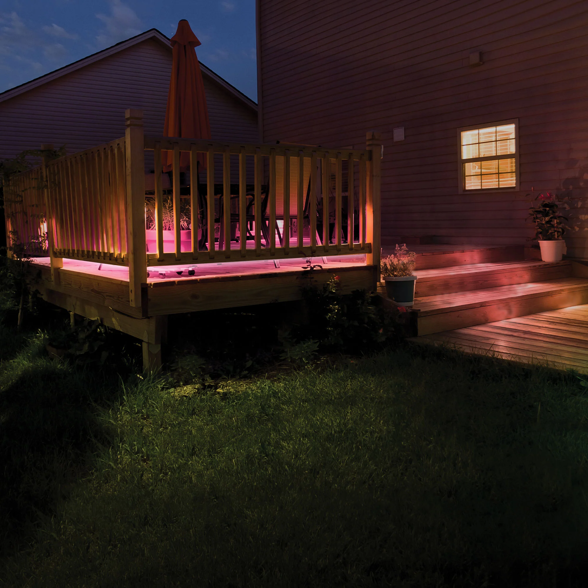 Outdoor 16.4 ft Multi-Color LED Light Strip, Multi-White, IP66 Weather & Water Resistant - Image 4