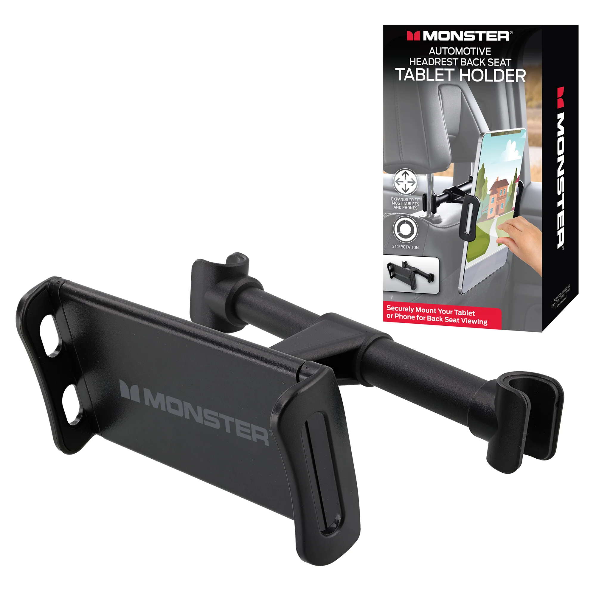 2 pack Universal Backseat Headrest Tablet Mount - Keep Passengers Entertained on the Go! - Image 7