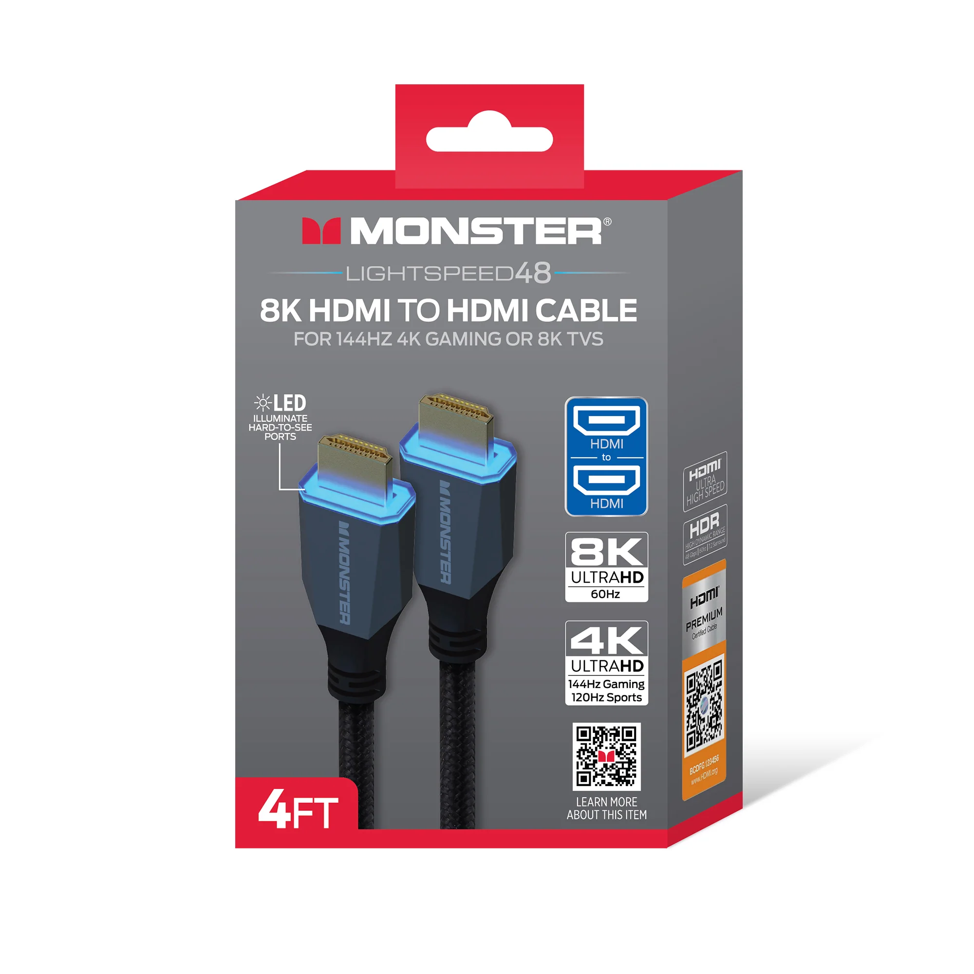 Monster 8K HDMI Cable 4ft - Image 10