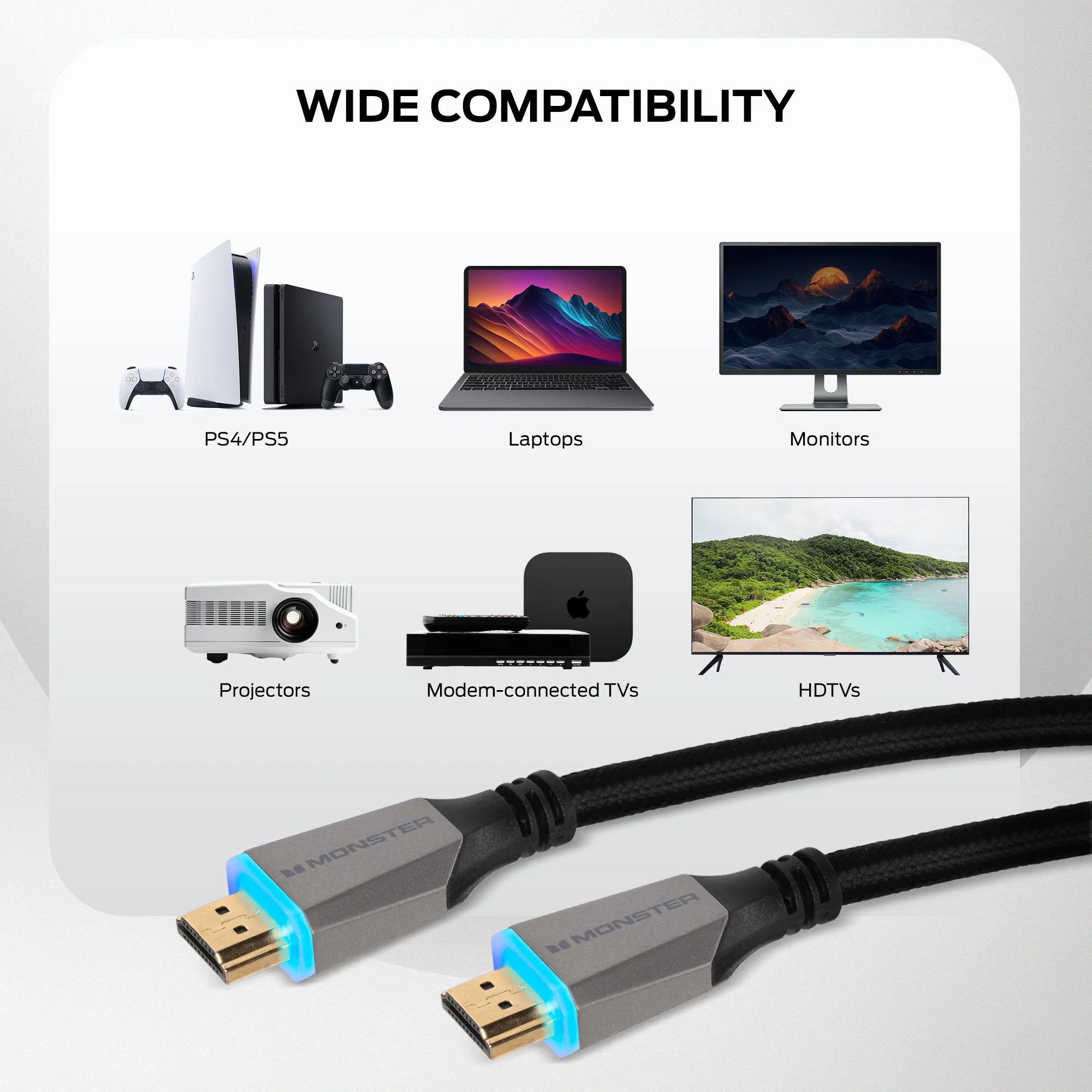 Monster 8K HDMI Cable 4ft - Image 4