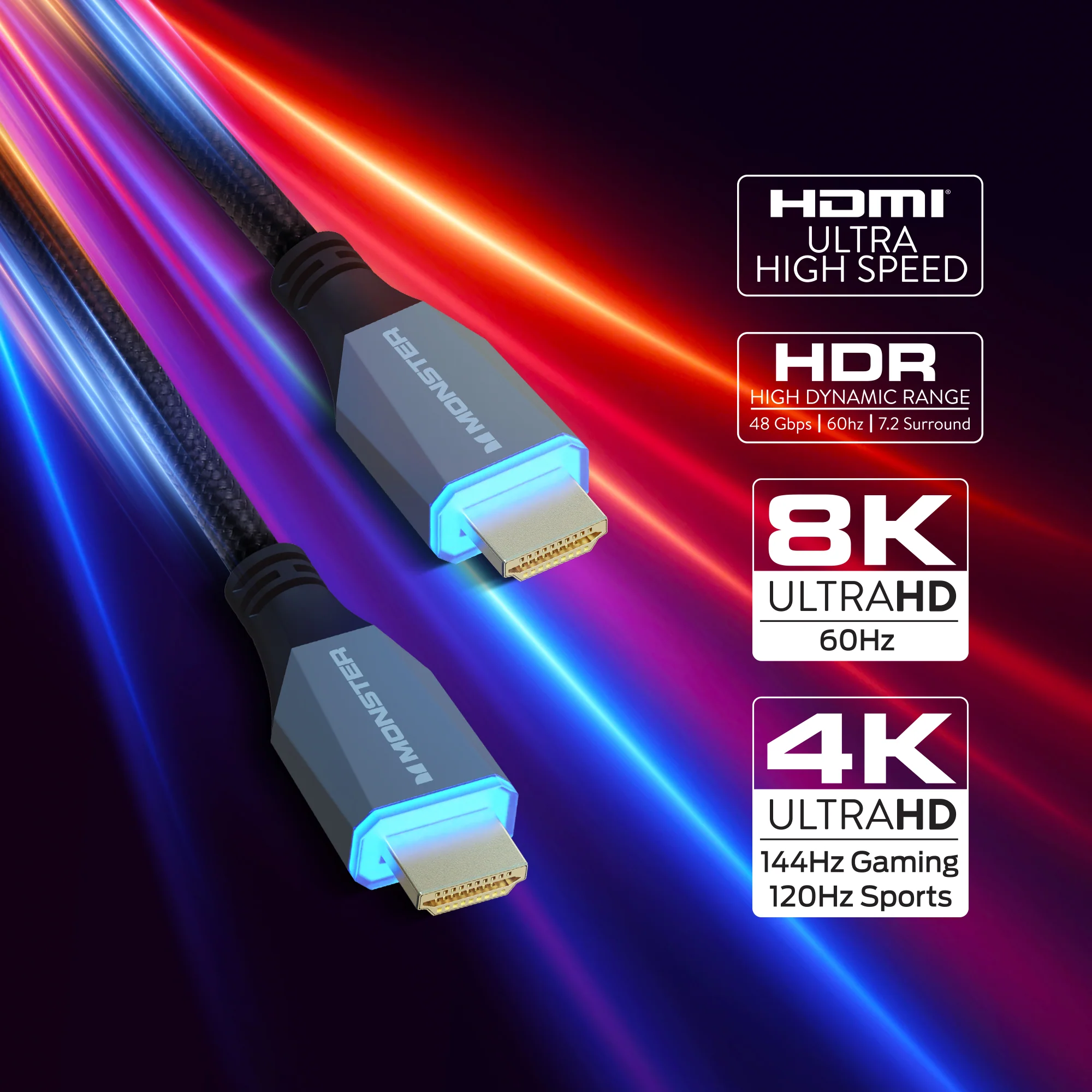 Monster 8K HDMI Cable 4ft - Image 5