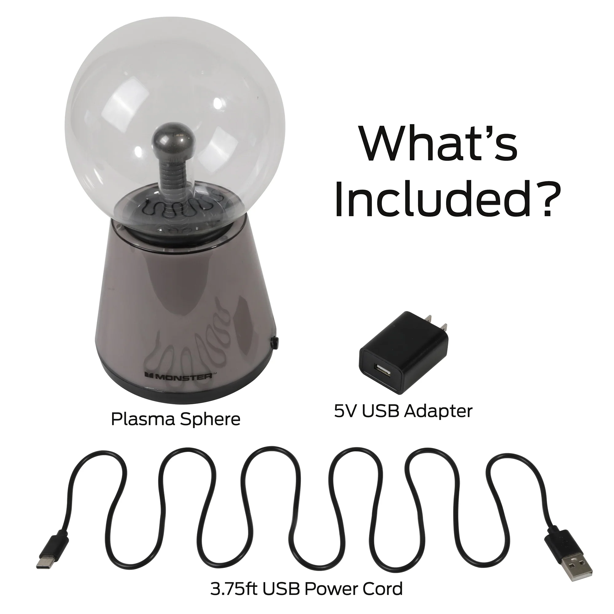 5.5" Plasma Sphere Multicolor Base, Timer Mode, Control Electrostatic Flow with Touch - Image 7