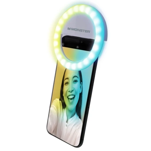 Selfie Light Clip, For Smartphones/Laptops/Tablets, 15 Color Modes - Image 4