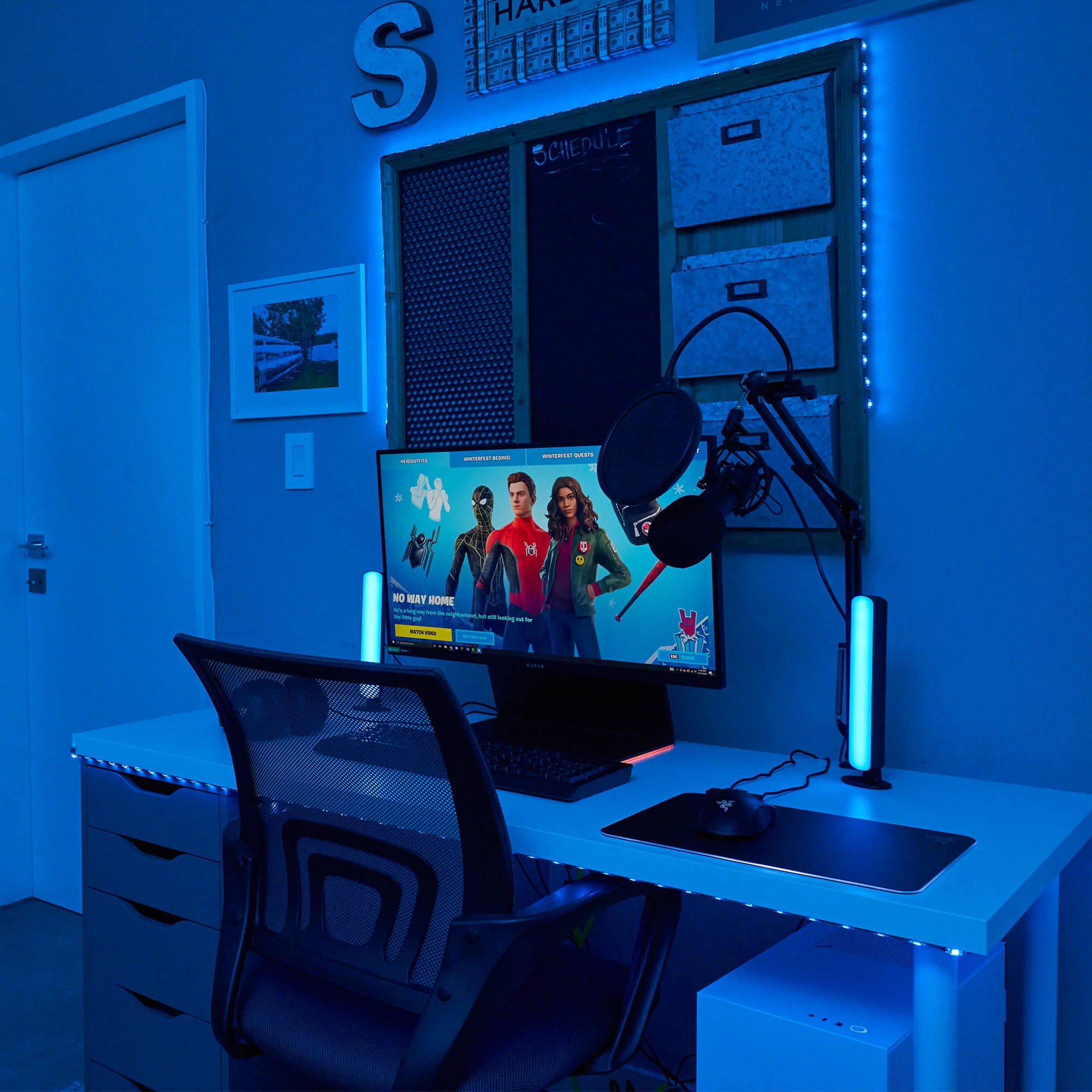 2 Pack Smart Wi-Fi Light Bars, Multi-Color RGB+IC Razor Chroma TV & Gaming, Dimmable, Sound Reactive, App & Voice Control - Image 2