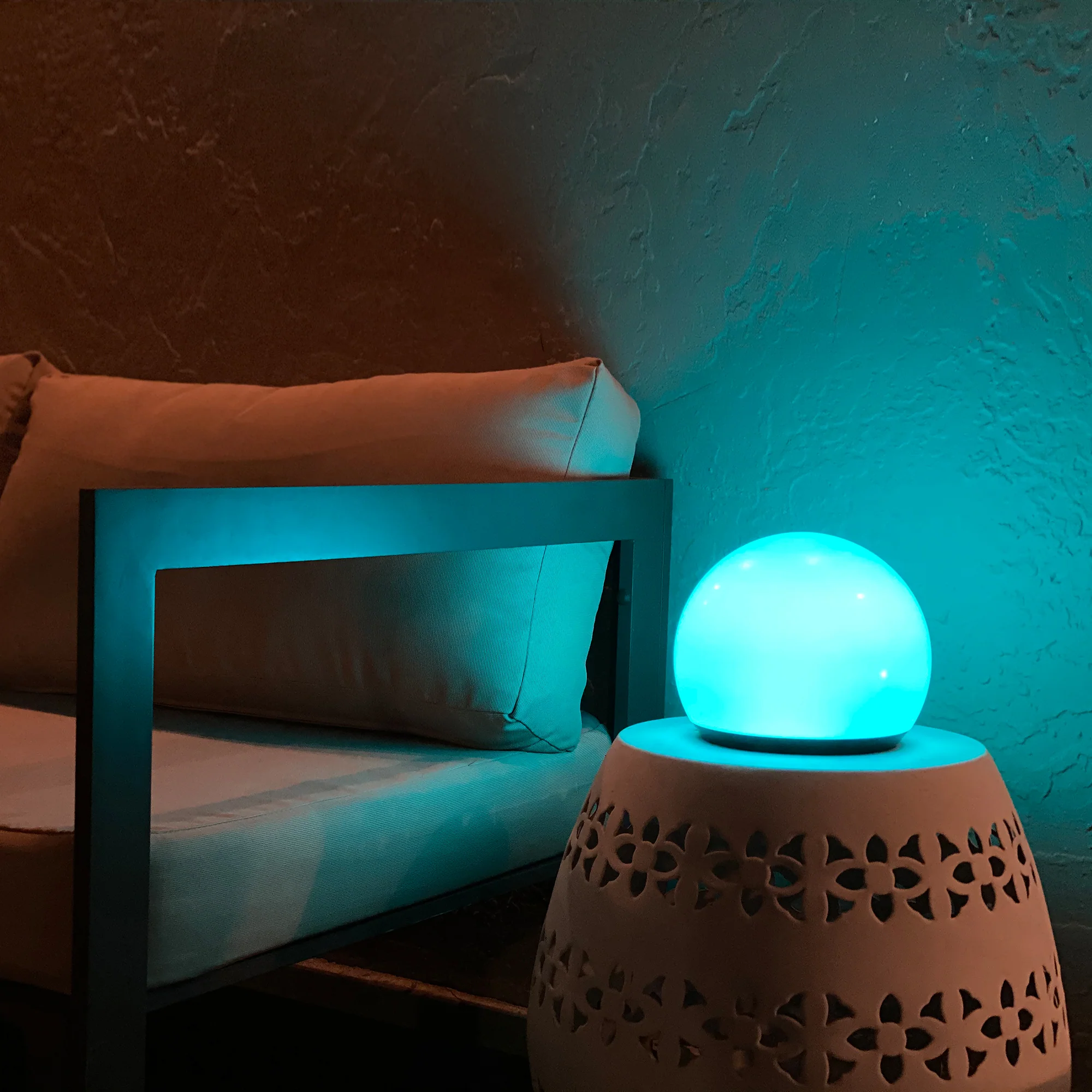 Smart 7" Portable Outdoor Multi-Color LED Light Orb, Rechargeable, Voice Control, IP66 Weather & Water Resistant - Image 6
