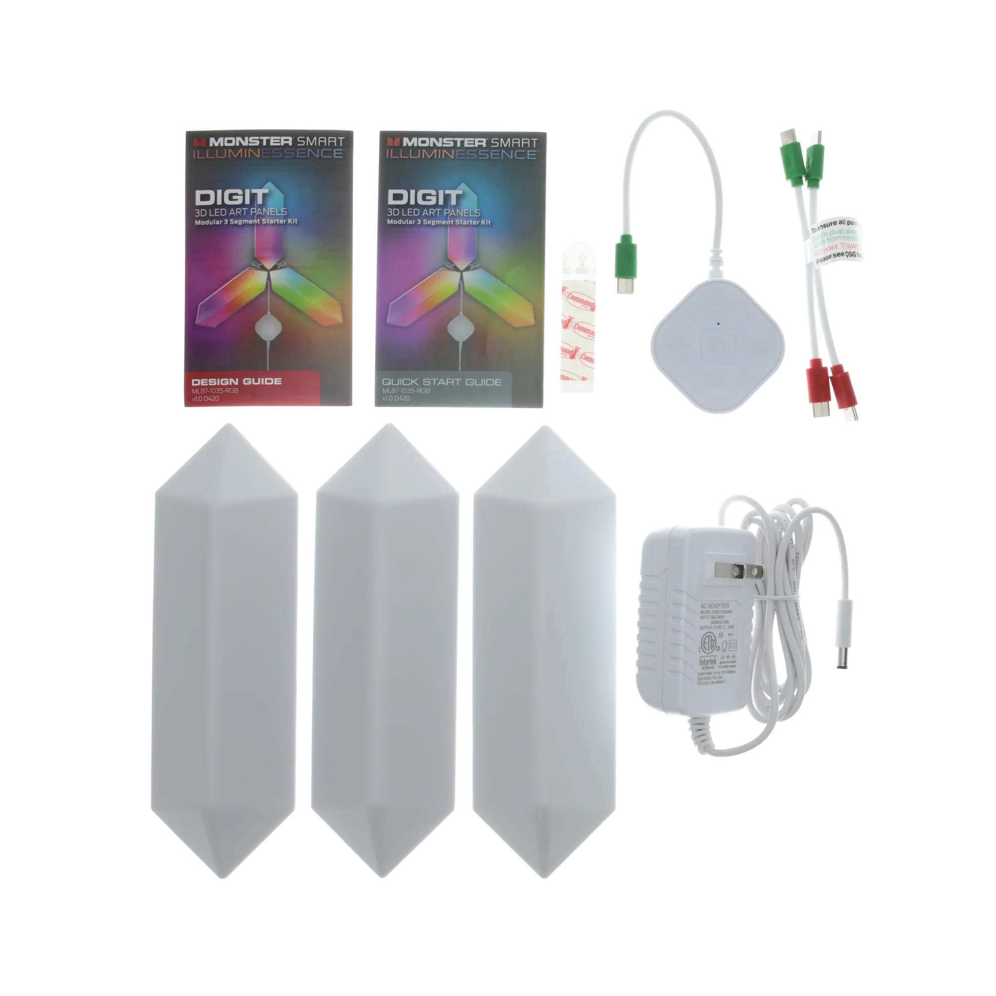 Smart Wi-Fi 3D 3-Segment Digit LED Art Panel Starter Kit - Image 9
