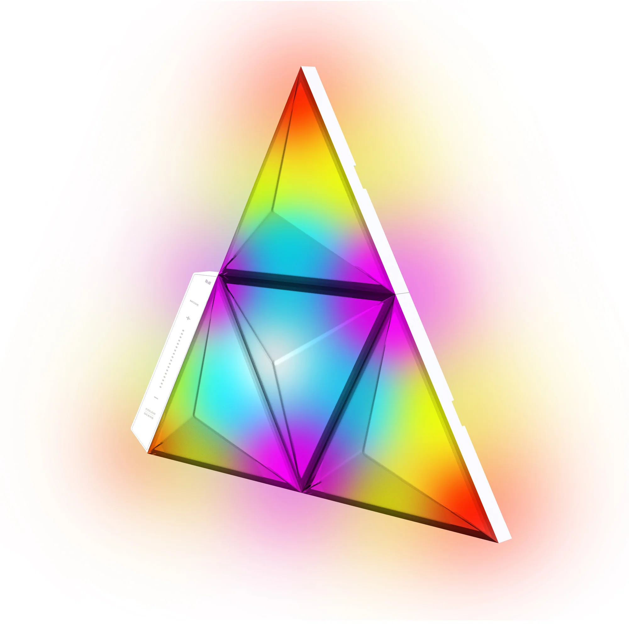 Smart Wi-Fi 3D 4-Panel Prism LED Art Panel Starter Kit - Image 6