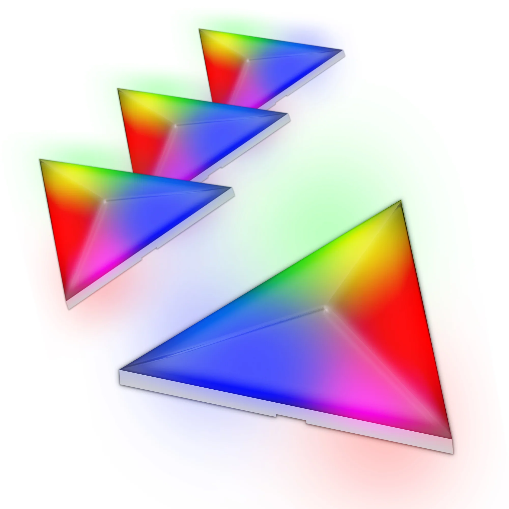 Smart Wi-Fi 3D 4-Panel Prism LED Art Panel Starter Kit - Image 7