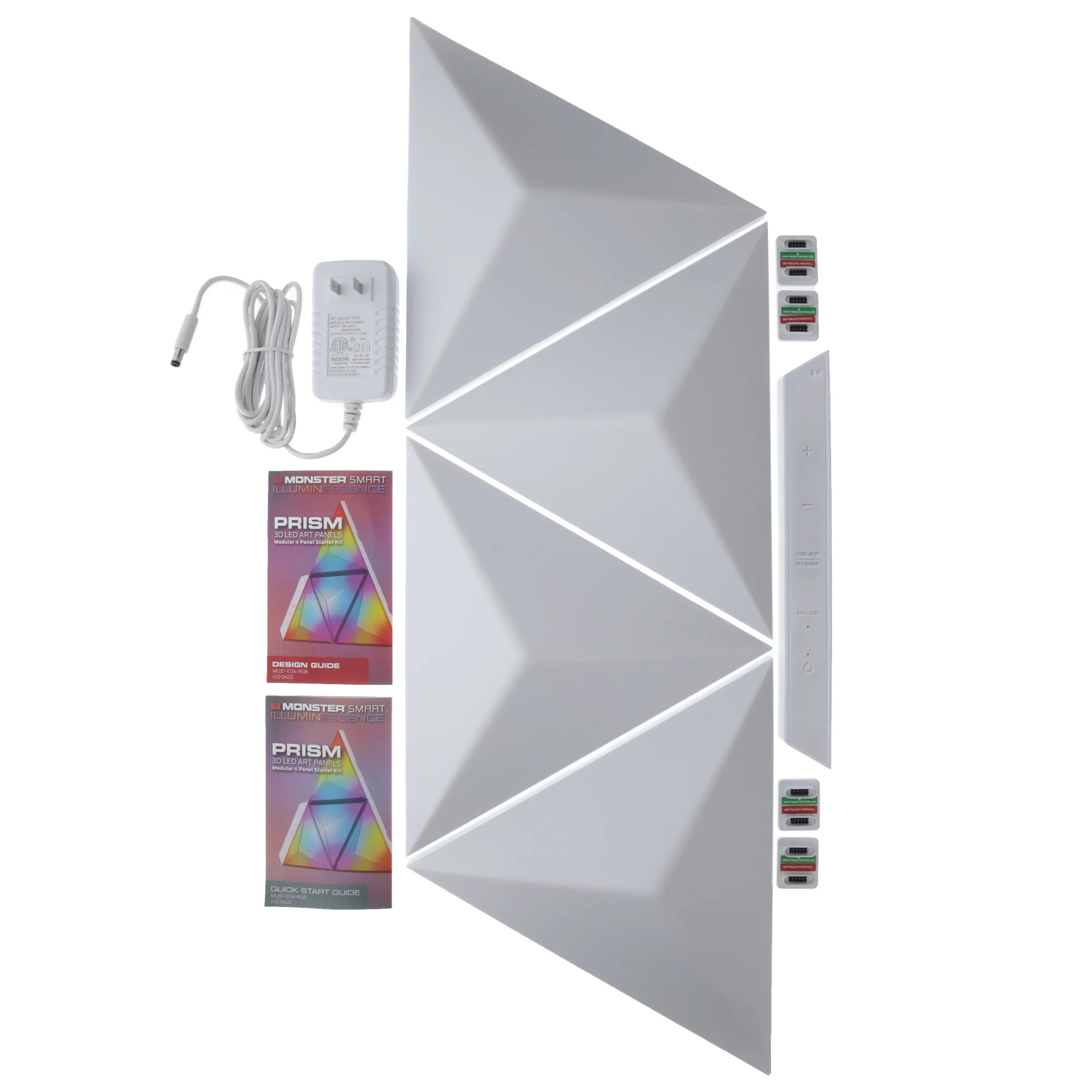 Smart Wi-Fi 3D 4-Panel Prism LED Art Panel Starter Kit - Image 9