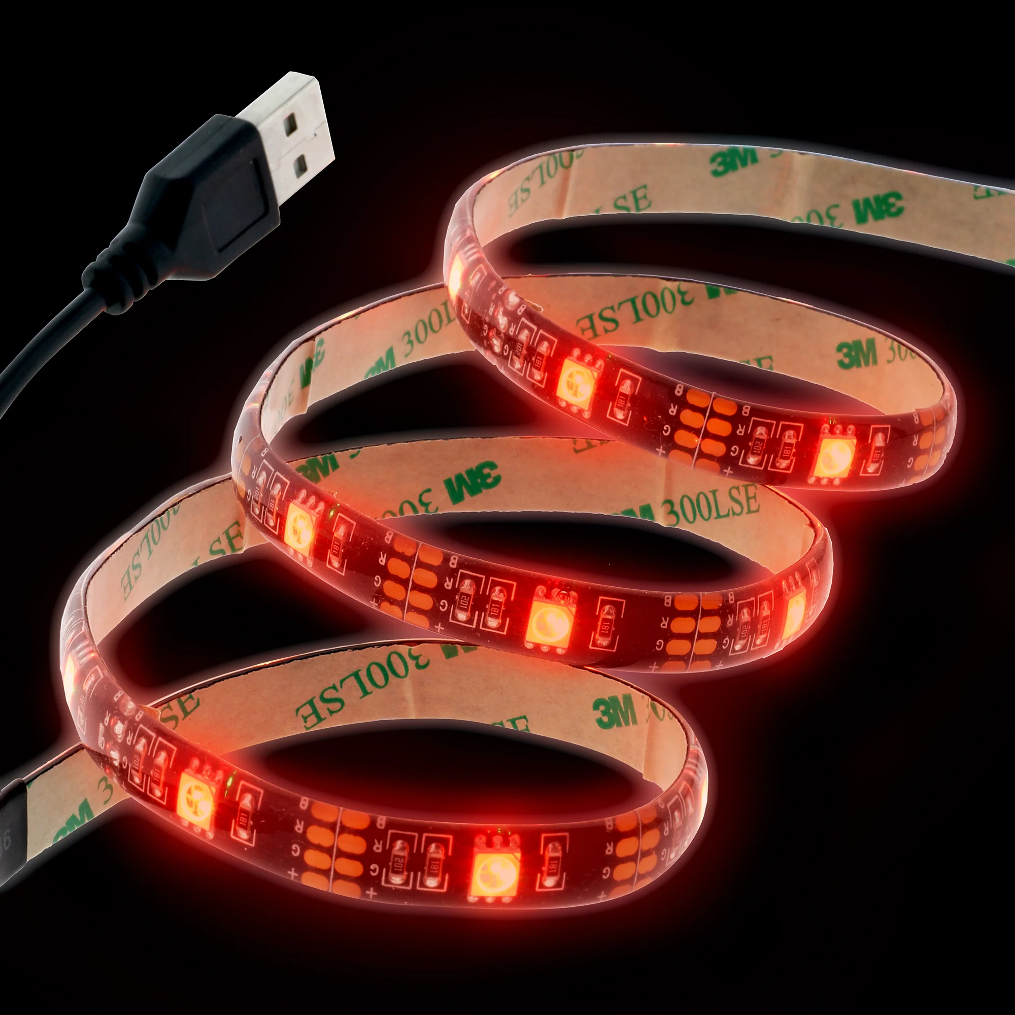Sound Reactive 6.5 ft Multi-Color LED Light Strip, Remote Control - Image 5