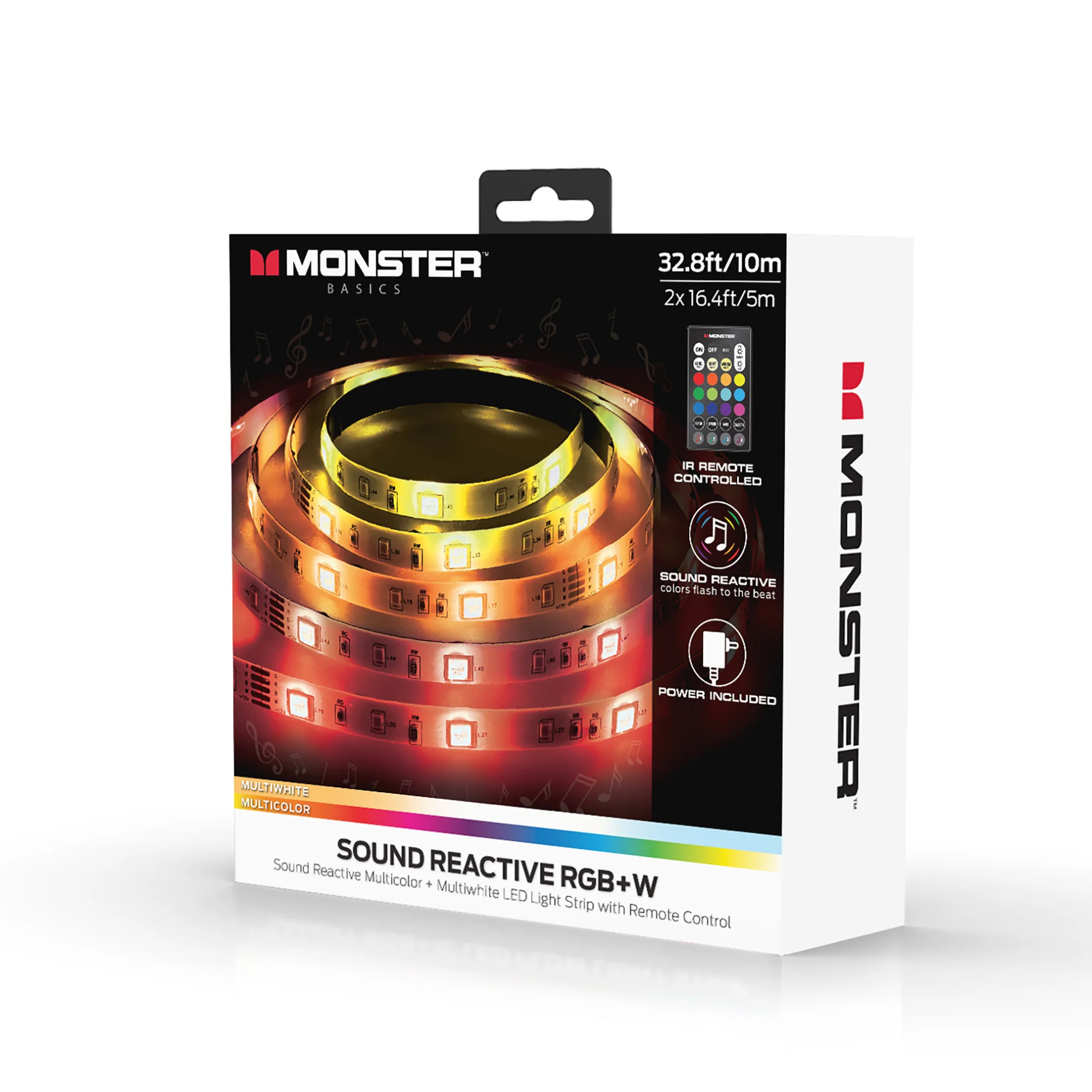 Sound Reactive RGBW Indoor LED Light Strip, Remote Controlled - Image 12