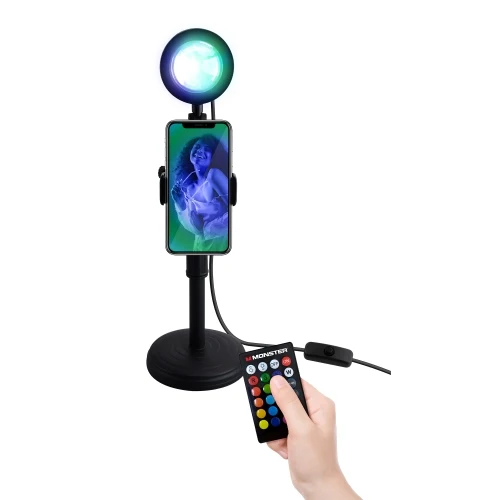 Sunset Selfie Lamp Light, Multi-color LED Lights, TikTok, Smartphone Mount - Image 6
