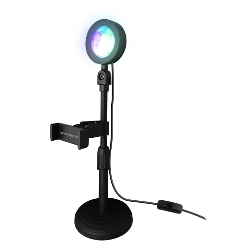Sunset Selfie Lamp Light, Multi-color LED Lights, TikTok, Smartphone Mount - Image 7